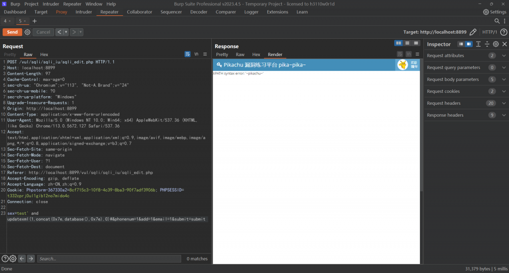 Pikachu 靶场通关笔记(22) — SQL Inject (Insert/Update 注入)