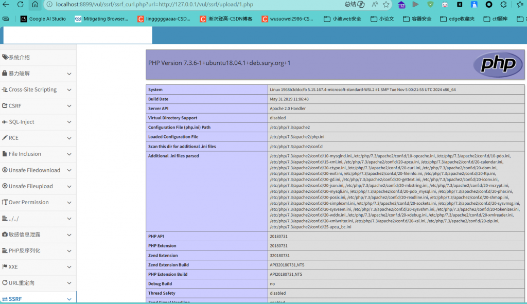 Pikachu 靶场通关笔记（44）— SSRF 漏洞 (curl 篇)